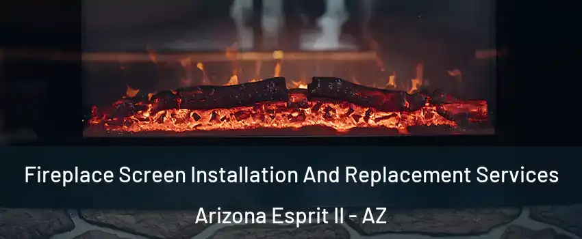 Fireplace Screen Installation And Replacement Services Arizona Esprit II - AZ