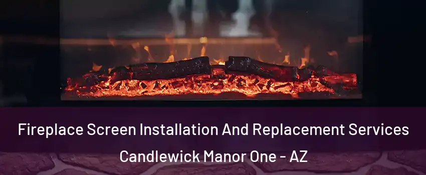 Fireplace Screen Installation And Replacement Services Candlewick Manor One - AZ