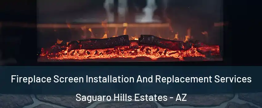 Fireplace Screen Installation And Replacement Services Saguaro Hills Estates - AZ