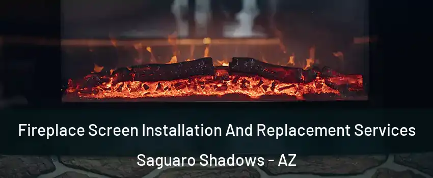 Fireplace Screen Installation And Replacement Services Saguaro Shadows - AZ