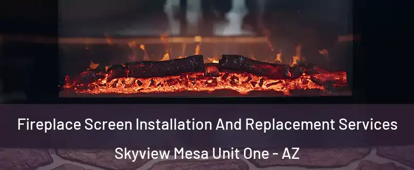 Fireplace Screen Installation And Replacement Services Skyview Mesa Unit One - AZ