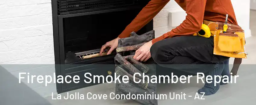 Fireplace Smoke Chamber Repair La Jolla Cove Condominium Unit - AZ