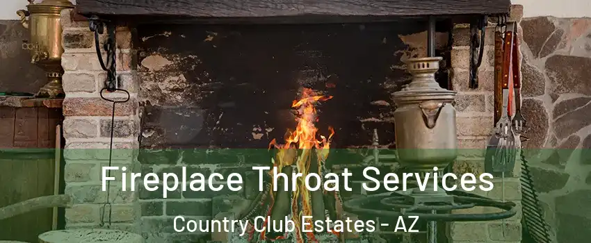 Fireplace Throat Services Country Club Estates - AZ
