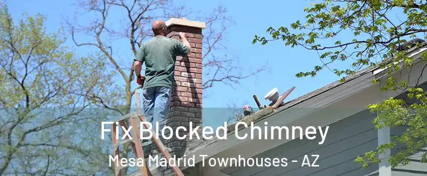 Fix Blocked Chimney Mesa Madrid Townhouses - AZ