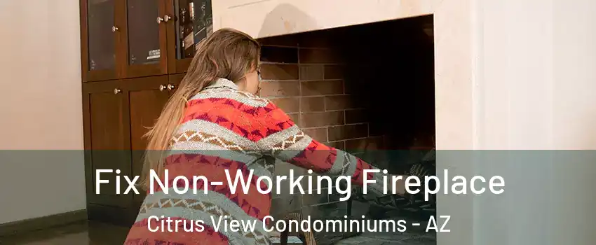 Fix Non-Working Fireplace Citrus View Condominiums - AZ