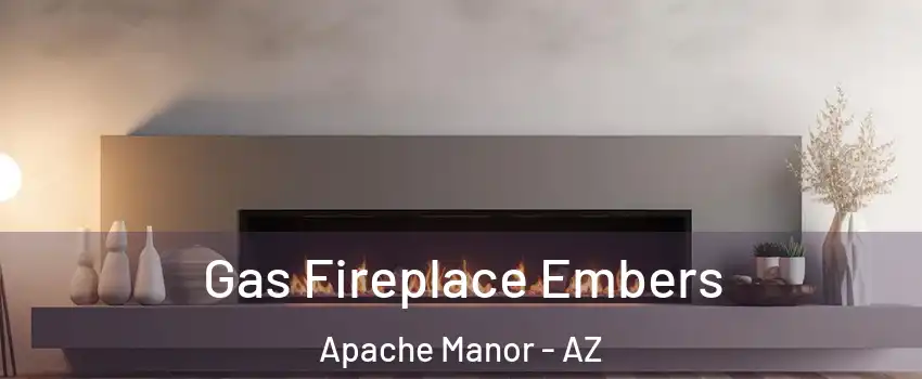 Gas Fireplace Embers Apache Manor - AZ