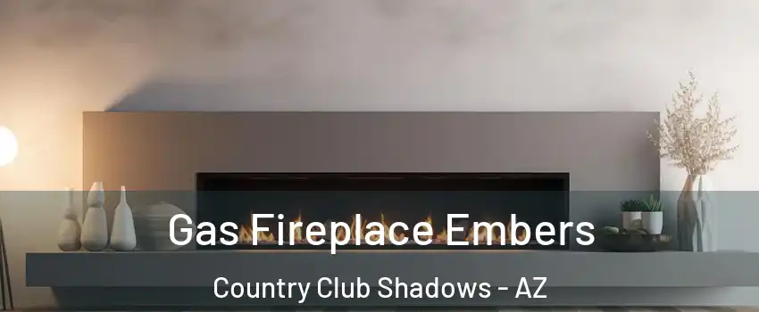 Gas Fireplace Embers Country Club Shadows - AZ