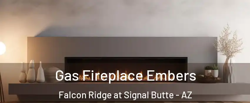 Gas Fireplace Embers Falcon Ridge at Signal Butte - AZ