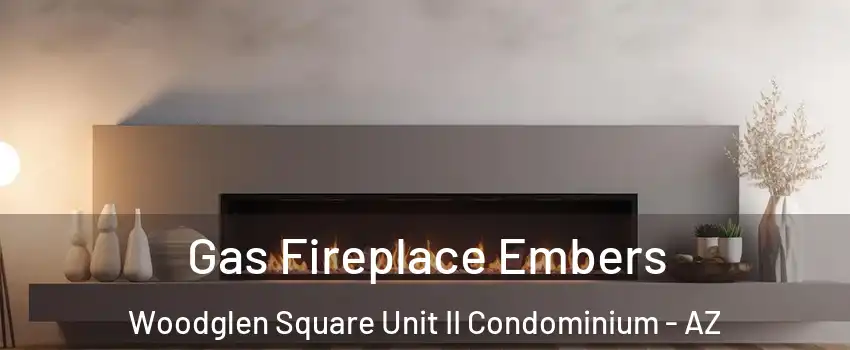 Gas Fireplace Embers Woodglen Square Unit II Condominium - AZ