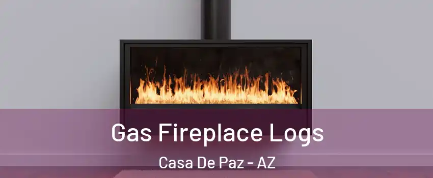 Gas Fireplace Logs Casa De Paz - AZ
