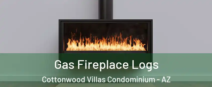 Gas Fireplace Logs Cottonwood Villas Condominium - AZ