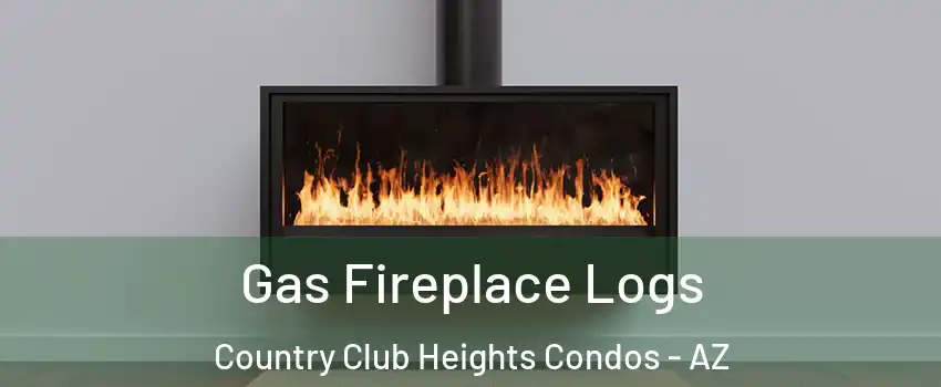 Gas Fireplace Logs Country Club Heights Condos - AZ