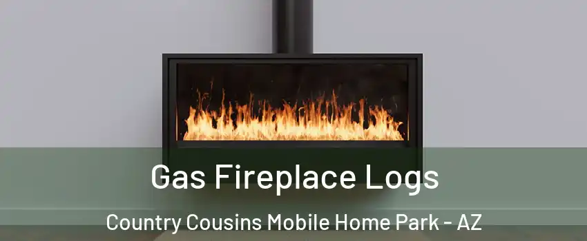 Gas Fireplace Logs Country Cousins Mobile Home Park - AZ