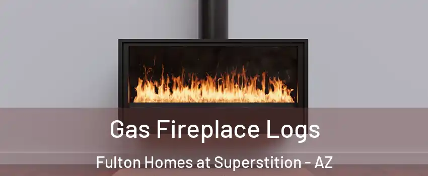 Gas Fireplace Logs Fulton Homes at Superstition - AZ
