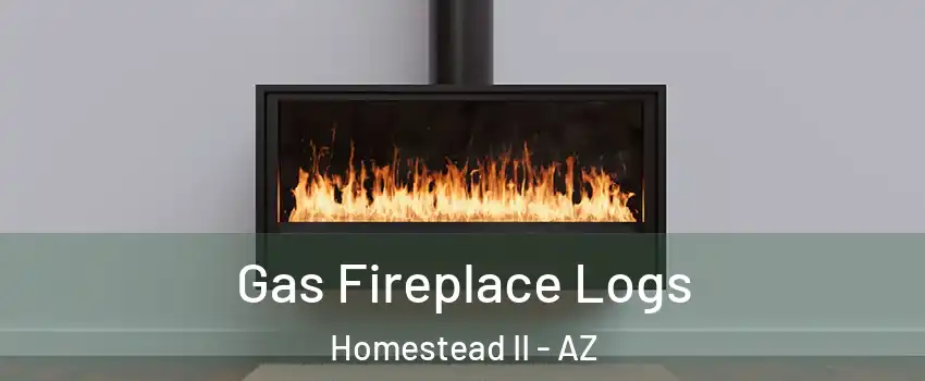 Gas Fireplace Logs Homestead II - AZ