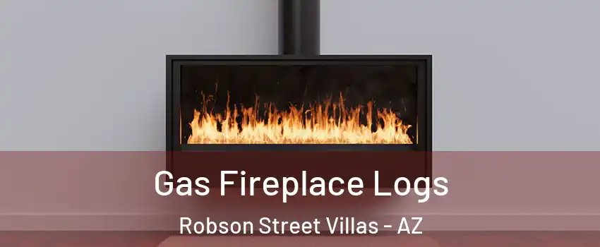 Gas Fireplace Logs Robson Street Villas - AZ