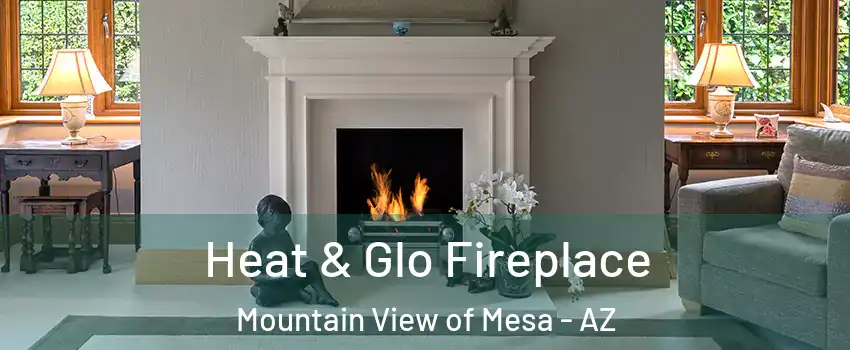 Heat & Glo Fireplace Mountain View of Mesa - AZ