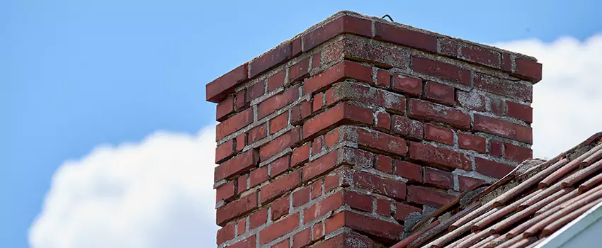 Brick Chimney Flue Installation in Desert Place at Morrison Ranch, AZ