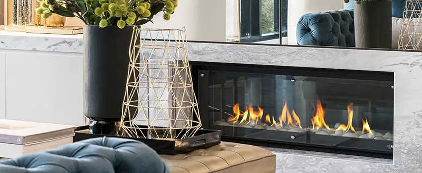 Custom Fireplace Crystals in Desert Place at Morrison Ranch, Arizona