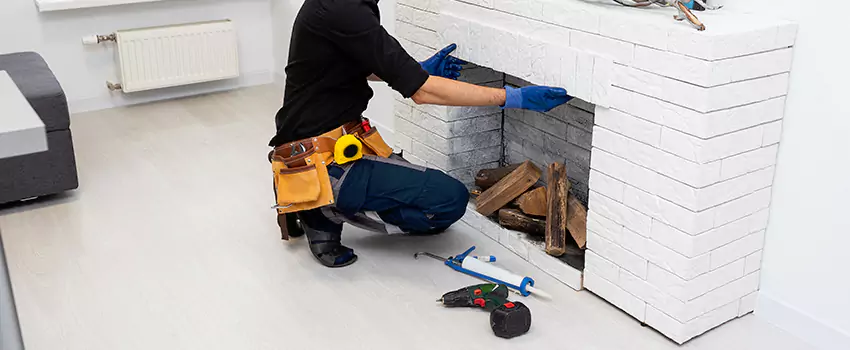 Cleaning Direct Vent Fireplace in Desert Place at Morrison Ranch, AZ