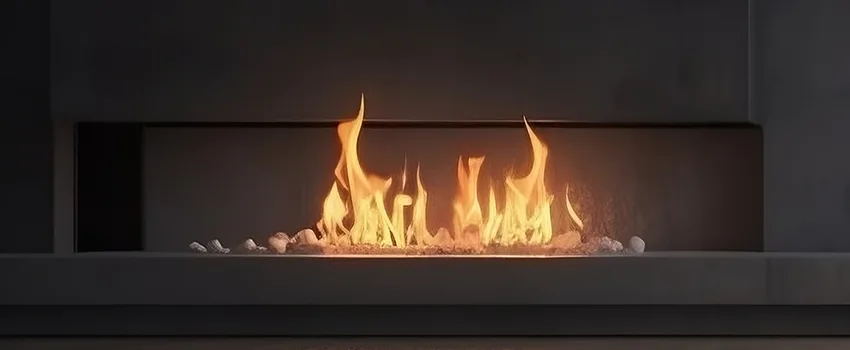 B-Vent Gas Fireplace Installation in Desert Place at Morrison Ranch, AZ