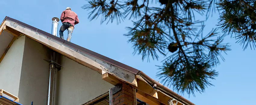 Prefab Chimney Flue Installation in Desert Place at Morrison Ranch, AZ