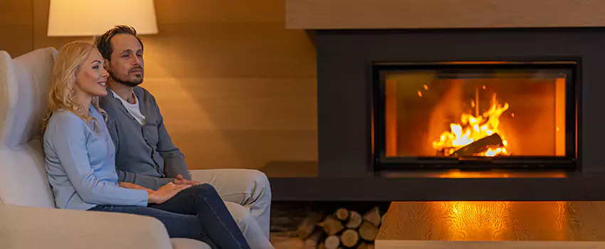 Ravelli Group Convection Fireplaces Installation in Desert Place at Morrison Ranch, Arizona