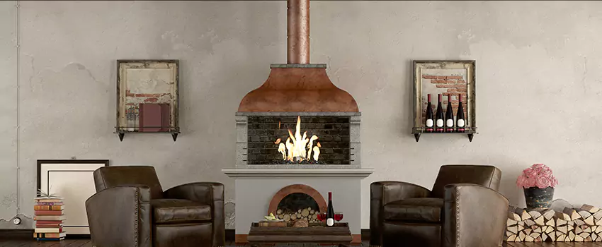 Thelin Hearth Products Providence Pellet Insert Fireplace Installation in Desert Place at Morrison Ranch, AZ