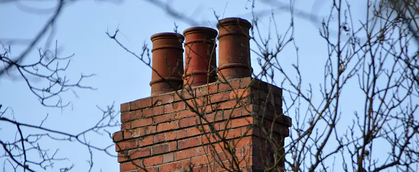 Chimney Crown Installation For Brick Chimney in Desert Place at Morrison Ranch, Arizona