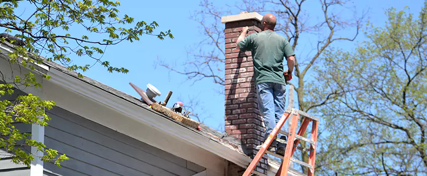 Vinyl and PVC Chimney Flashing Installation in Desert Place at Morrison Ranch, AZ