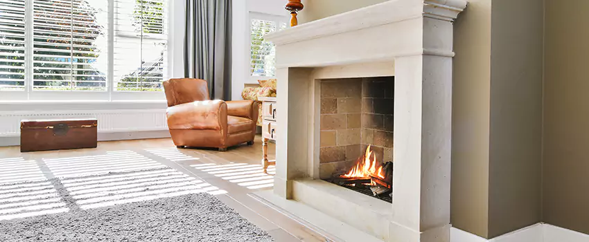 Vintage Fireplace Refacing in Desert Place at Morrison Ranch, Arizona
