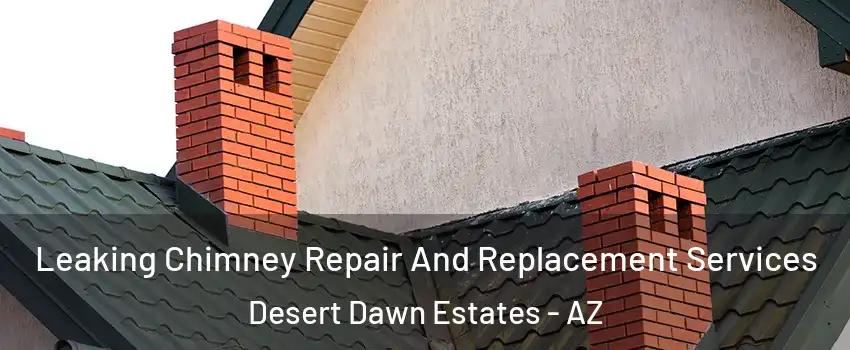 Leaking Chimney Repair And Replacement Services Desert Dawn Estates - AZ