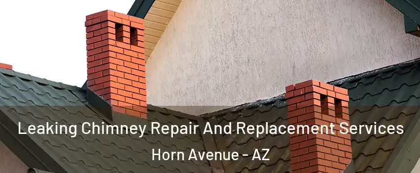 Leaking Chimney Repair And Replacement Services Horn Avenue - AZ
