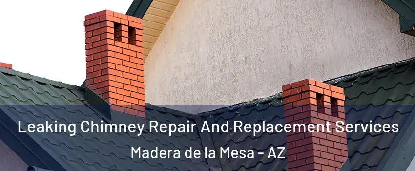 Leaking Chimney Repair And Replacement Services Madera de la Mesa - AZ