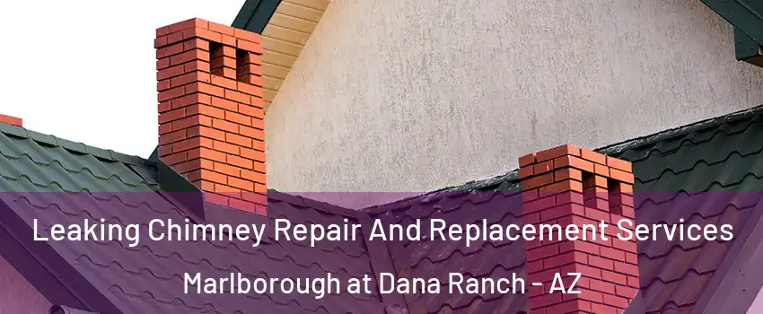 Leaking Chimney Repair And Replacement Services Marlborough at Dana Ranch - AZ