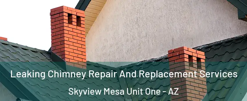 Leaking Chimney Repair And Replacement Services Skyview Mesa Unit One - AZ