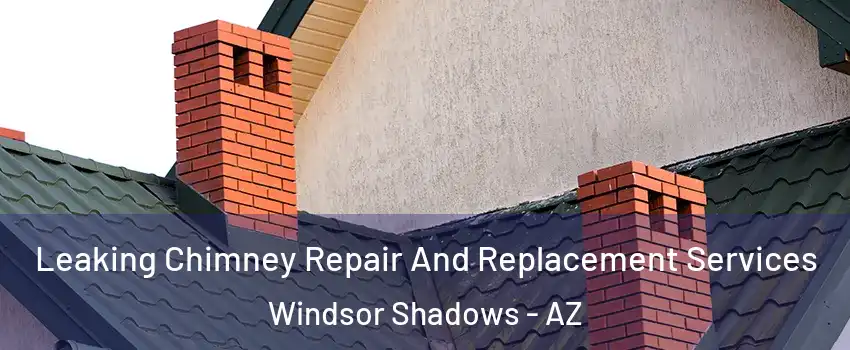 Leaking Chimney Repair And Replacement Services Windsor Shadows - AZ