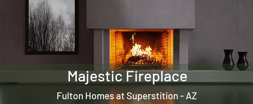 Majestic Fireplace Fulton Homes at Superstition - AZ