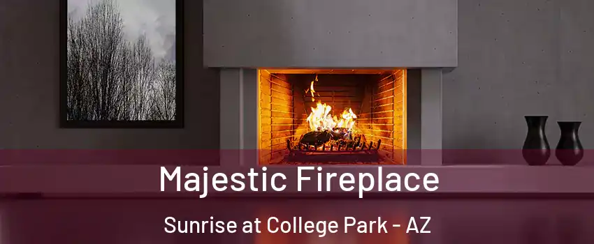 Majestic Fireplace Sunrise at College Park - AZ