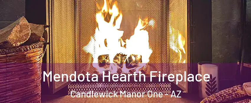 Mendota Hearth Fireplace Candlewick Manor One - AZ