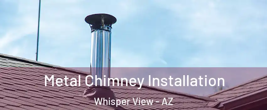 Metal Chimney Installation Whisper View - AZ