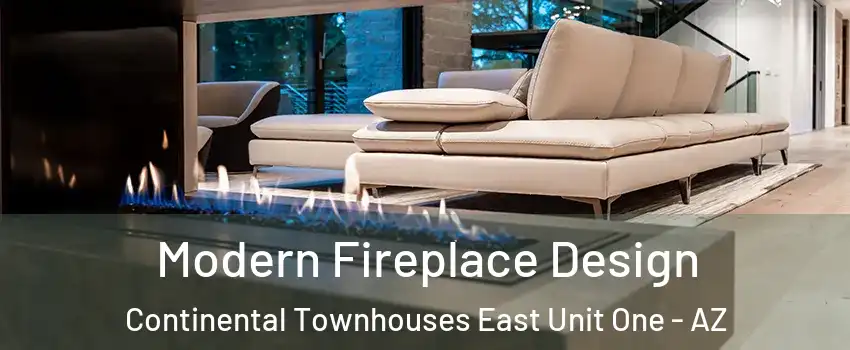 Modern Fireplace Design Continental Townhouses East Unit One - AZ