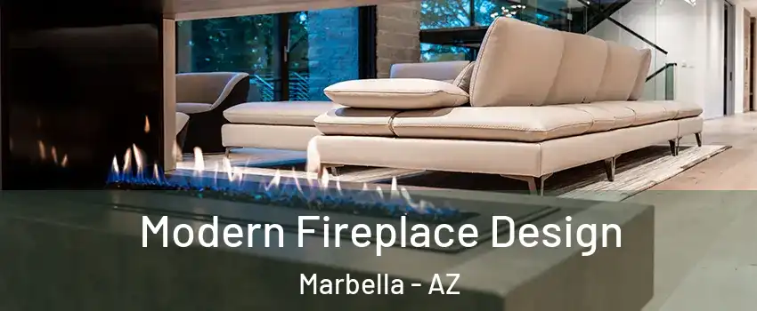 Modern Fireplace Design Marbella - AZ