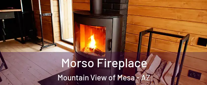 Morso Fireplace Mountain View of Mesa - AZ