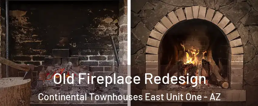 Old Fireplace Redesign Continental Townhouses East Unit One - AZ