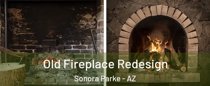 Old Fireplace Redesign Sonora Parke - AZ