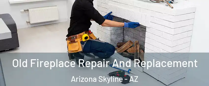Old Fireplace Repair And Replacement Arizona Skyline - AZ