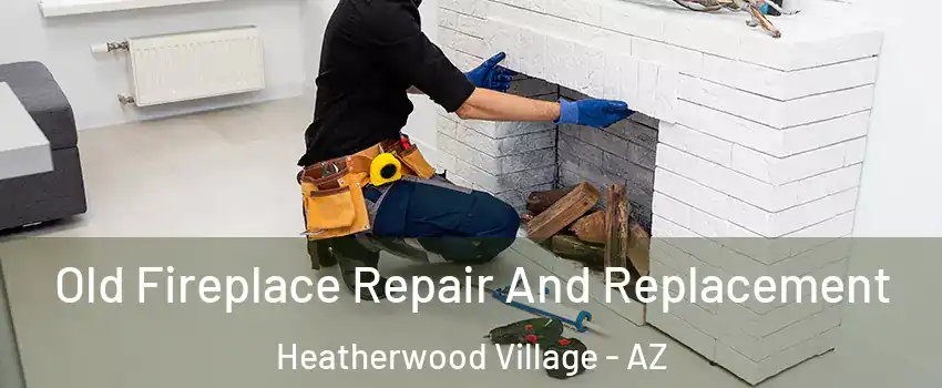 Old Fireplace Repair And Replacement Heatherwood Village - AZ