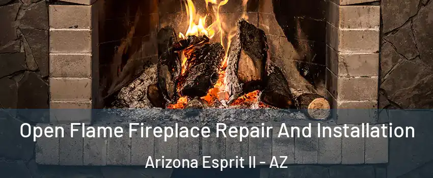 Open Flame Fireplace Repair And Installation Arizona Esprit II - AZ