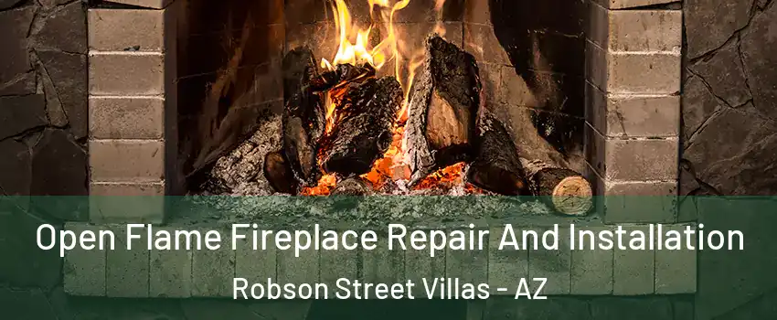 Open Flame Fireplace Repair And Installation Robson Street Villas - AZ
